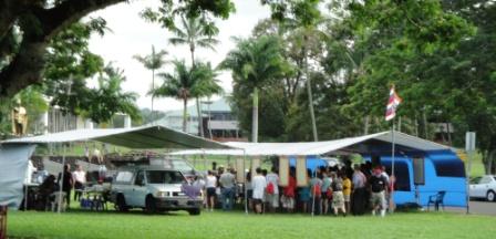 Anti- American gathering in Hilo